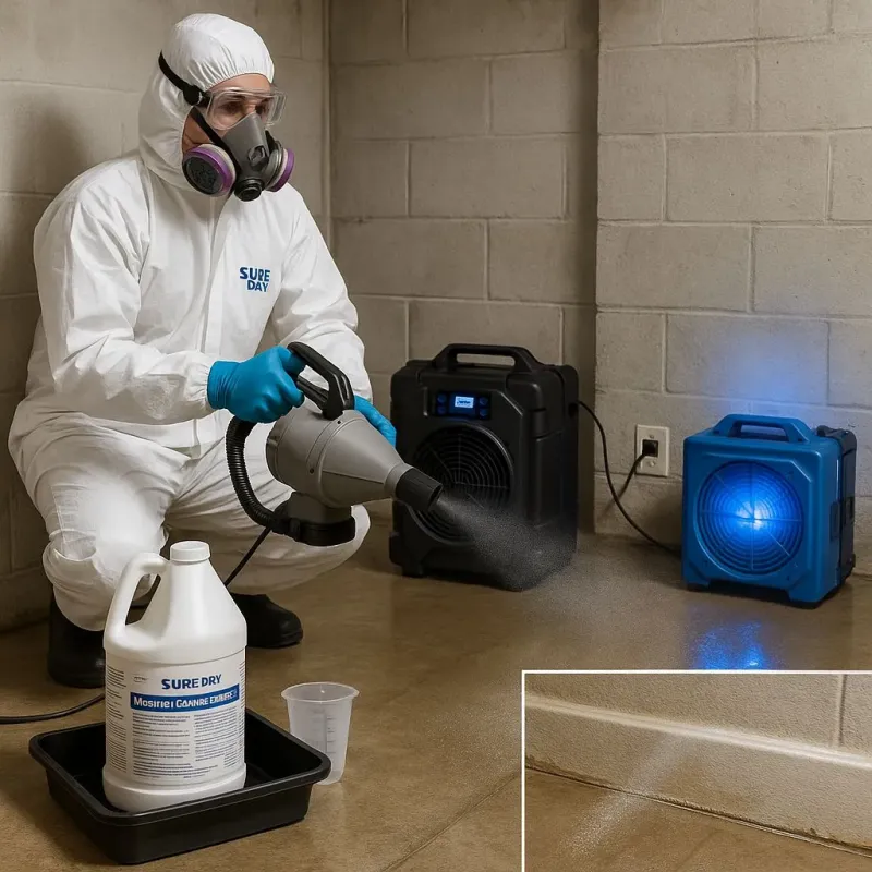 Sanitization and Odor Removal process in Kingwood Area, TX