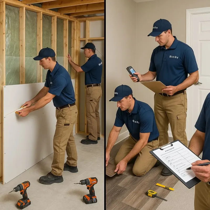 Repairs and Reconstruction process in Kingwood Area, TX