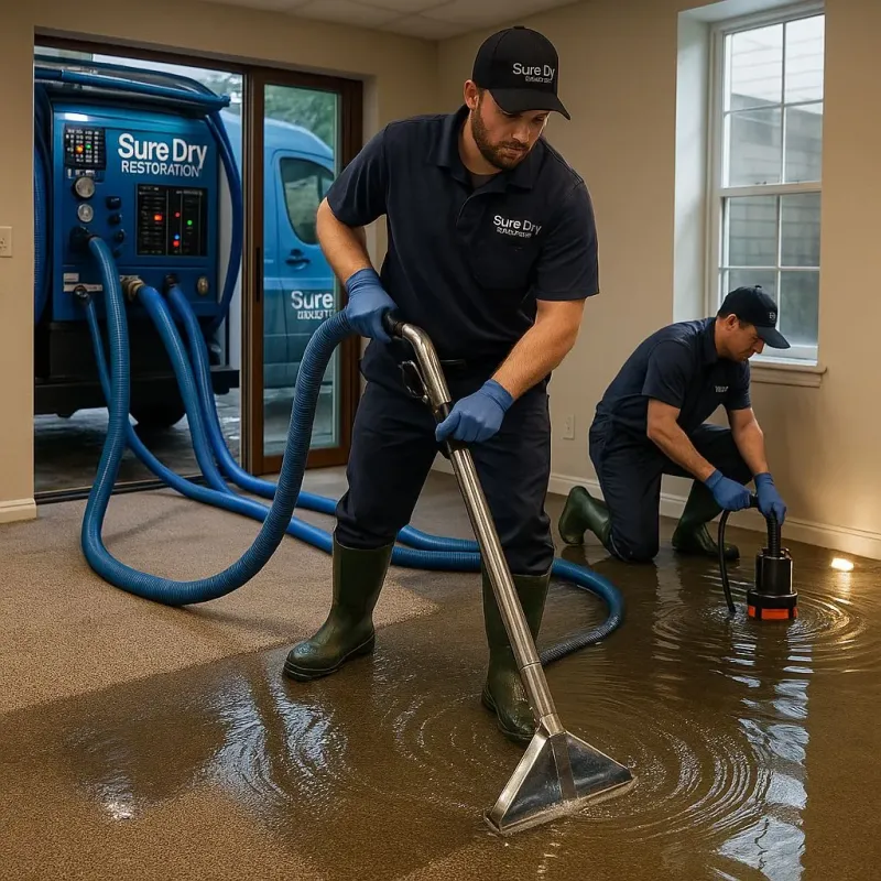 Water Extraction and Removal process in Kingwood Area, TX